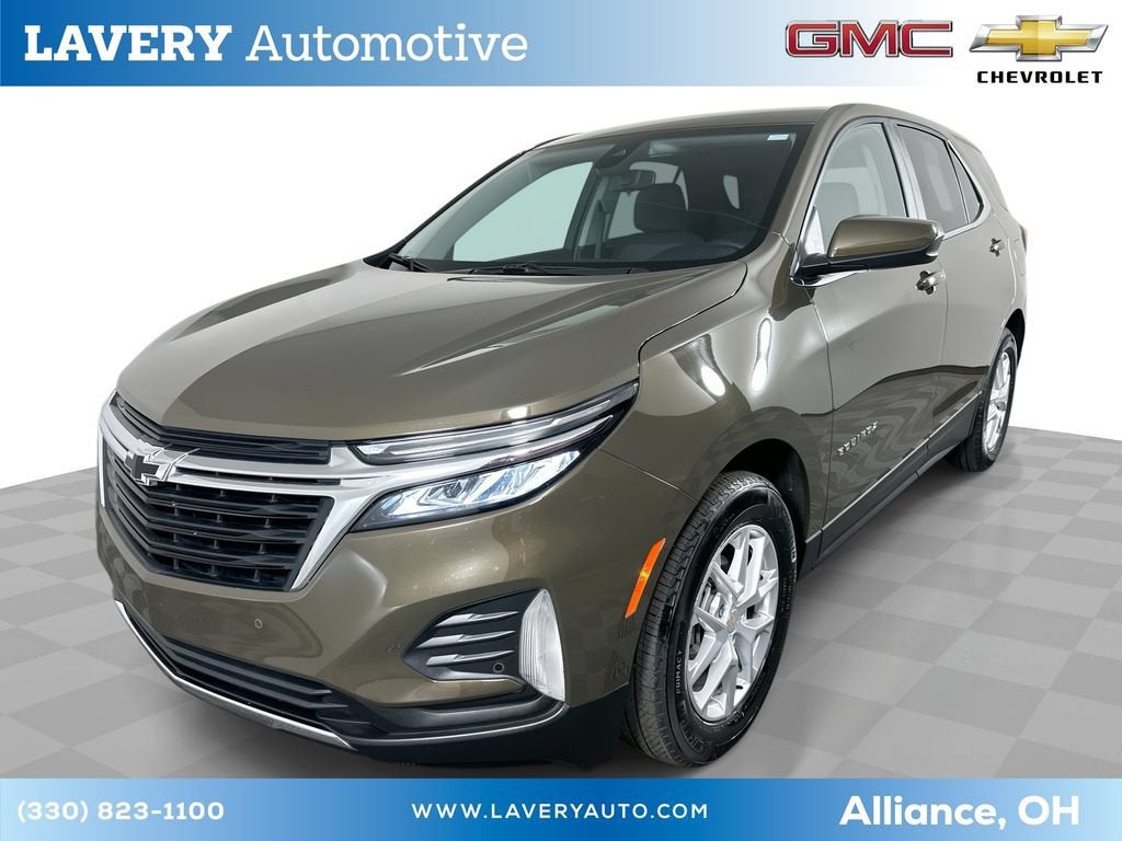 2023 Chevrolet Equinox LT in Harvest Bronze Metallic — front three-quarter view